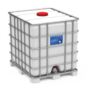 Fertige Sole, Salzlösung in 1.000-Liter-Kanister, Gitterbox